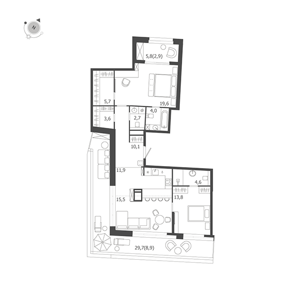ЖК «ЛДМ», Санкт-Петербург | Премиальные дома «ЛДМ», Aurix Development | ул. Профессора Попова, 47